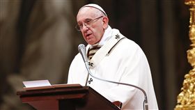 教宗方濟各（Pope Francis）主持耶誕節彌撒／圖／路透社／達志影像