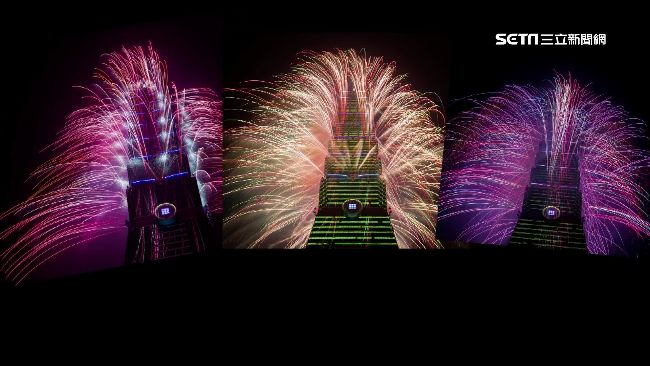 238秒燈光煙火秀　101點亮台灣