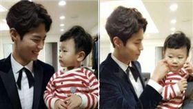 大發和朴寶劍初次見面。（圖／翻攝自李秀珍IG）
