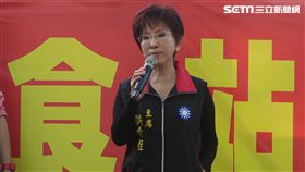 國民黨主席洪秀柱．（記者盧素梅攝）