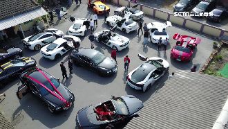 超貴迎親車隊　18輛超跑名車值2億