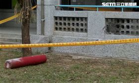 飛彈鋼瓶飛百公尺 撞穿竹山延平國小牆壁_澤哥