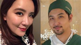 小禎、李進良（合成圖／翻攝自小禎、嘉仕美整形外科診所）