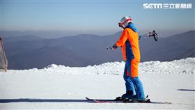 韓國江原道滑雪體驗。（圖／記者簡佑庭攝）