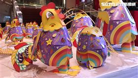 2017台灣燈會小提燈「幸福奇雞」。（圖／記者簡佑庭攝）