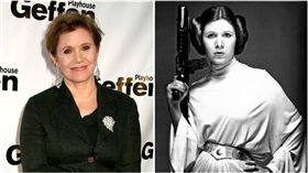 嘉莉費雪,Carrie Fisher,星際大戰,Star Wars　圖／達志影像
