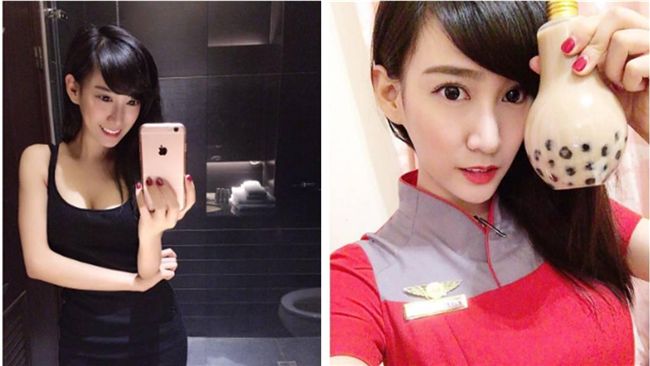 正妹空姐「乳量滿載」私服照迷暈網友
