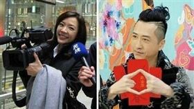 哈林推掉多場商演和主持，在家專心陪伴張嘉欣養胎（合成圖／翻攝自微博）