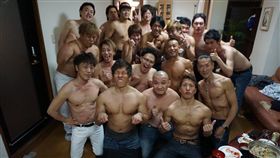 日本AV男優,合照,尾牙（圖／翻攝自大島丈推特）