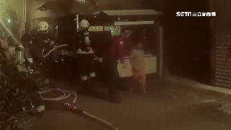 小姊弟困火場3樓　鄰熱心借道救援
