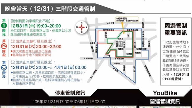 台北跨年晚會　搭捷運牢記10措施
