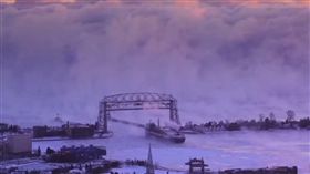 美國,明尼蘇,霧牆,WallofFog,縮時攝影,卓夫洛,海港,廣播,杜魯斯港,溫度 圖／翻攝自Levi Drevlow Photography臉書