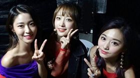 Hani,雪炫,子瑜,哈雪子,合體,MBC,TWICE,AOA,EXID
圖／翻攝自sh_9513 IG