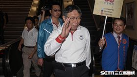 台北市長柯文哲出席龍山寺文創地下街開幕　圖／記者林敬旻攝