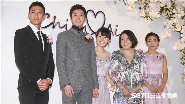 桌球傑愛世紀婚　體壇好友驚喜獻祝福