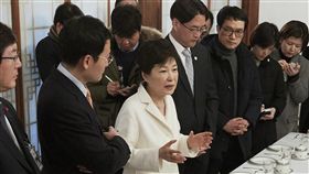 朴槿惠,青瓦台,彈劾,媒體,閨密
圖／美聯社／達志影像