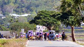 台東,金城武樹,違法停車場（圖／中央社）