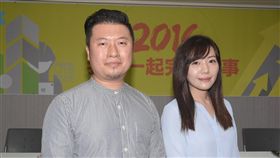 民進黨發言人吳沛憶、張志豪 圖／記者林敬旻攝