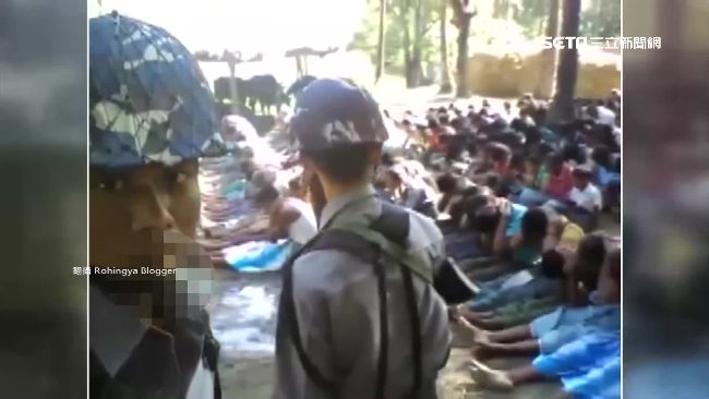 羅興亞族悲歌　遭緬軍當街棍棒毆打