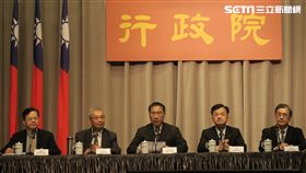 行政院院會會後記者會。(記者盧素梅攝)