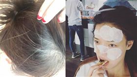 白頭髮、白髮／徐若瑄、舒淇臉書