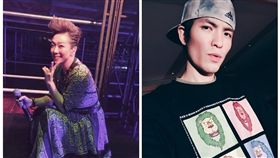 林憶蓮、蕭敬騰（圖／翻攝自林憶蓮、蕭敬騰微博）