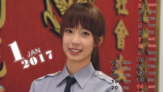 女警太甜美　網友驚豔心動：逮捕我～