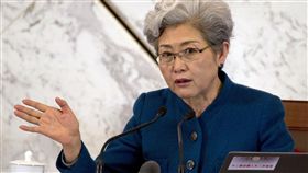 中共全國人大外事委員會主任委員傅瑩_美聯社