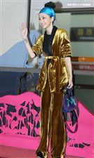 日本藝人中島美嘉來台參加台視紅白藝能大賞。（記者邱榮吉/攝影)