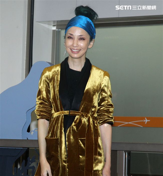 日本藝人中島美嘉來台參加台視紅白藝能大賞。（記者邱榮吉/攝影)