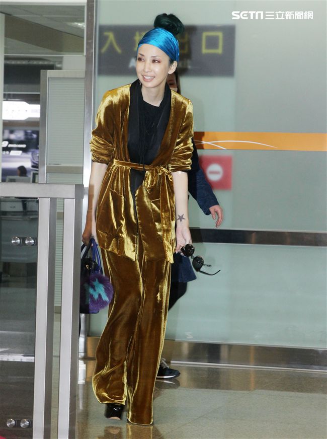 日本藝人中島美嘉來台參加台視紅白藝能大賞。（記者邱榮吉/攝影)