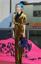 日本藝人中島美嘉來台參加台視紅白藝能大賞。（記者邱榮吉/攝影)