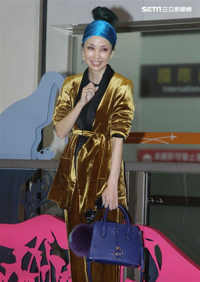 日本藝人中島美嘉來台參加台視紅白藝能大賞。（記者邱榮吉/攝影)