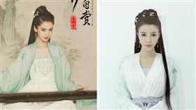 合成圖／周文羽、Angelababy微博