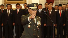 印尼陸軍參謀長加托·努爾曼蒂（Gatot Nurmantyo）(圖／美聯社／達志影像)