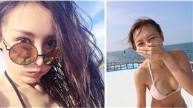 Jeana,何佩瑜,港星,正妹,美女,性感,比基尼,海灘,清涼照,辣照,D奶　圖／翻攝自IG