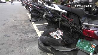 吃感冒藥恍神　老翁駕車連撞18機車