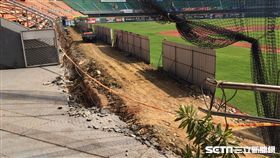 台南棒球場整修中（圖／陳怡汝攝）