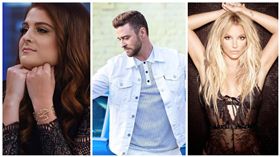 Britney Spears,Meghan Trainor,Justin Timberlake,合成圖／臉書
