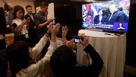 蔡總統見奧蒂嘉  隨團媒體看電視才知__中央社