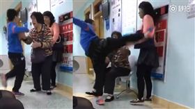 飛踢,逆子　圖／翻攝自微博