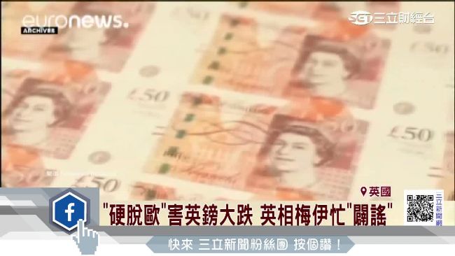 「硬脫歐」害英鎊跌　英相梅伊忙闢謠