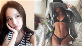 馬景濤,健身,吳佳尼,田麗,微博　圖／翻攝自微博