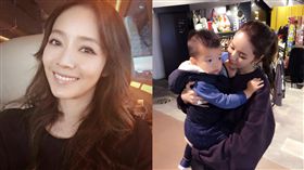 候佩岑溫柔緊盯寶貝　「媽媽甲你攬牢牢」洩滿滿母愛。資料來源：侯佩岑臉書