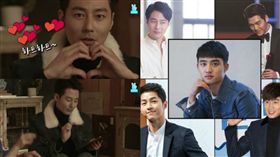 圖翻攝自韓網 金宇彬、宋仲基、李光洙、EXO 的 D.O 趙寅成