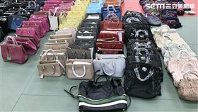 張男開進口名車販售仿冒精品，以6到8折的價格批貨給下游廠商，還在拍賣網站上販售遭警方查獲（翻攝畫面）