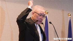 前副總統吳敦義宣布參選國民黨黨主席記者會 圖／記者林敬旻攝