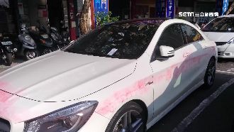 賓士遭狠刮　車主揪嫌揚言告到底！