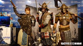 台北國際電玩展　Ubisoft　榮耀戰魂　日本武士　維京人　騎士　葉立斌攝