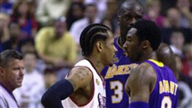 Iverson與「歐布連線」曾在2001年總冠軍賽對決（ap）